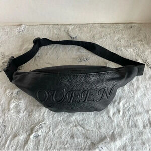 Queen Leather Fanny Pack